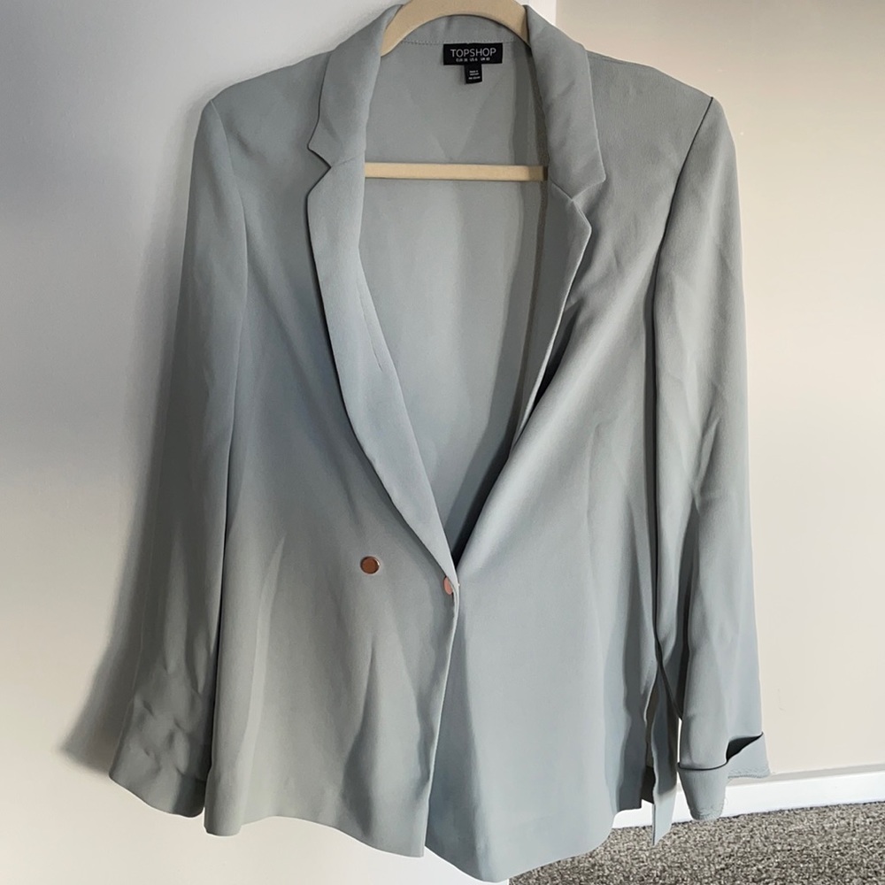 Top shop mint colored blazer